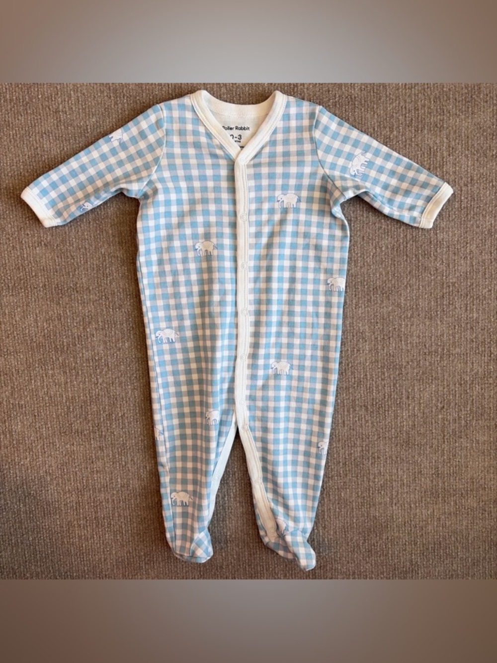 Roller Rabbit Baby Sleeper 0-3 Months